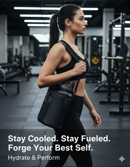 Forge Co.™ Magnetic Water Bottle Bag - Your Hands-Free Gym Essential